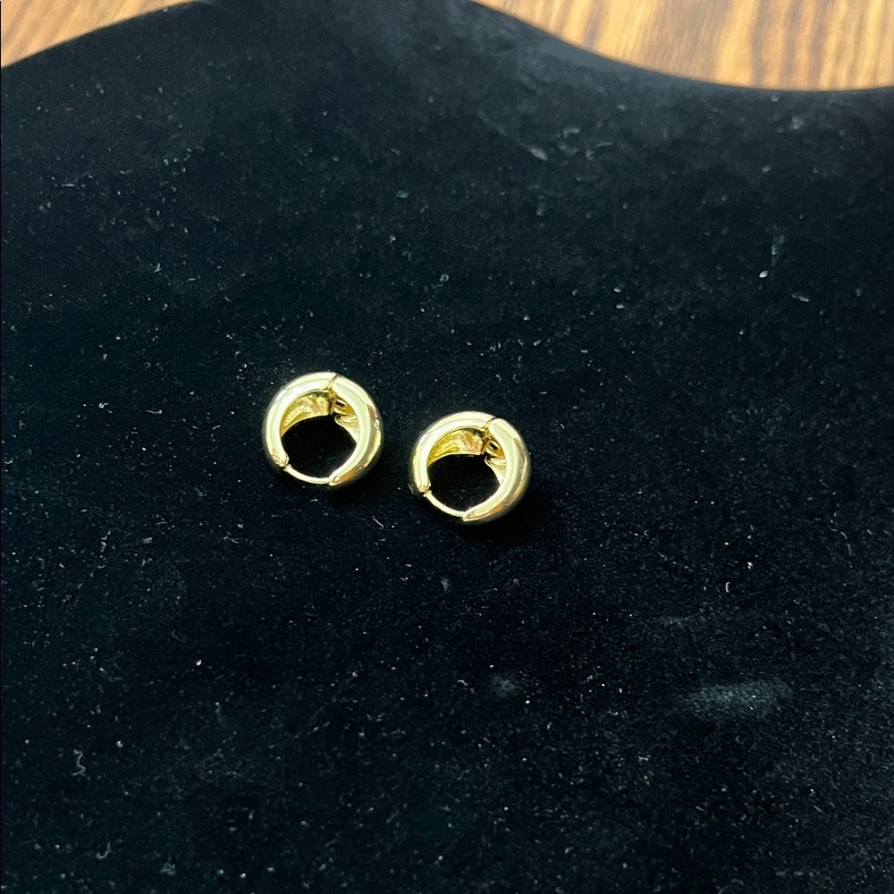 Gold Huggie Earrings